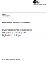 Investigation into remediating dangerous cladding on high-rise buildings: Summary